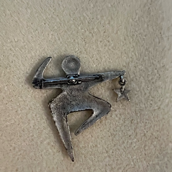 Artisan Jewelry Pin Modern Art - Picture 2 of 2